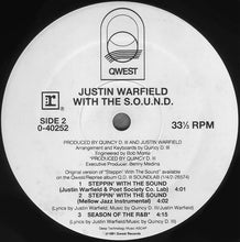 Load image into Gallery viewer, Justin Warfield With The S.O.U.N.D. : Steppin&#39; With The Sound (12&quot;, Maxi)
