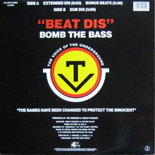 Load image into Gallery viewer, Bomb The Bass : Beat Dis (12")
