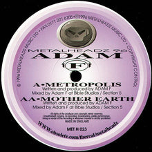 Load image into Gallery viewer, Adam F : Metropolis / Mother Earth (12")

