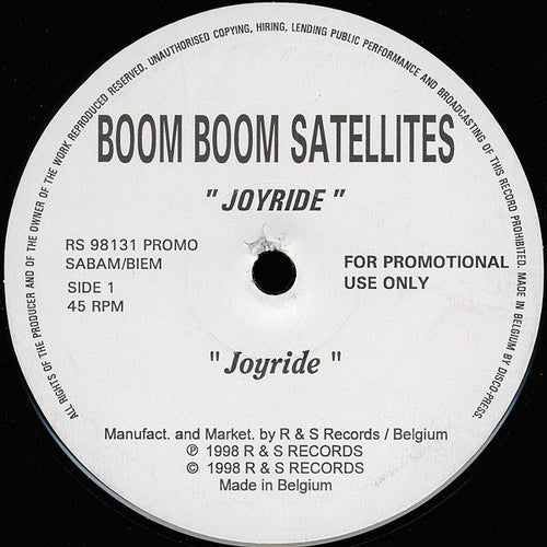 Boom Boom Satellites : Joyride (12