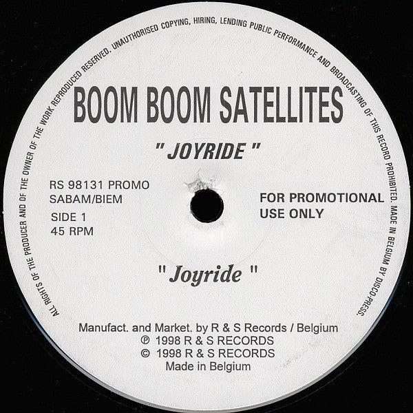Boom Boom Satellites : Joyride (12
