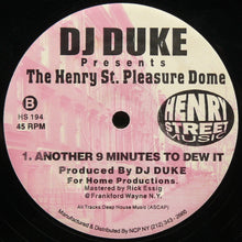 Load image into Gallery viewer, DJ Duke : The Henry St. Pleasure Dome (12")

