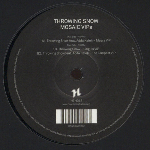 Throwing Snow : Mosaic VIPs (12