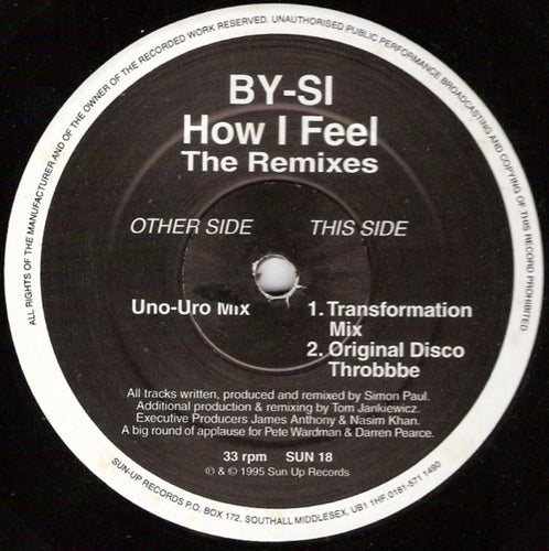 By-Si : How I Feel (The Remixes) (12