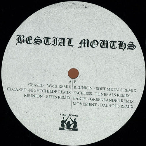 Bestial Mouths : Remixes (LP, Ltd)