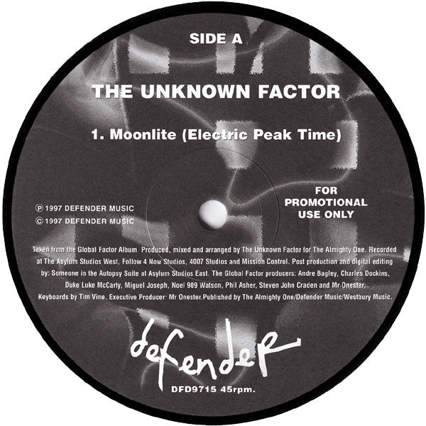 The Unknown Factor : Moonlite (Electric Peak Time) (12