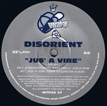 Disorient : Jus' A Vibe (12