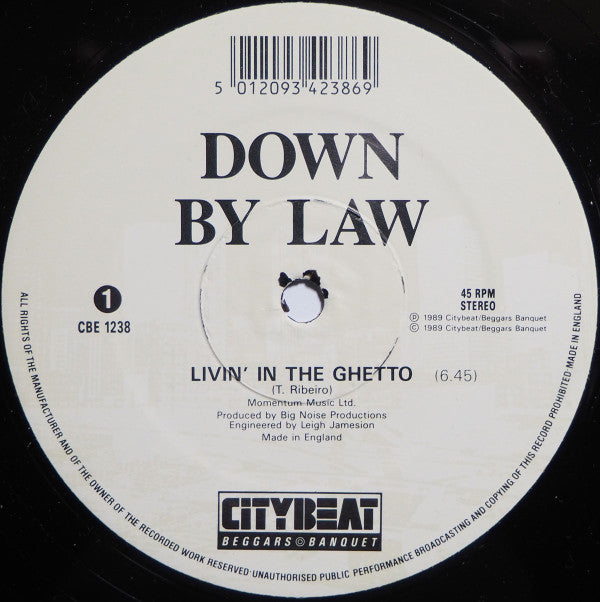 Down By Law : Livin' In The Ghetto (12