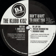 Load image into Gallery viewer, The Klubb Kidz : Don't Want To Hurt You (12")
