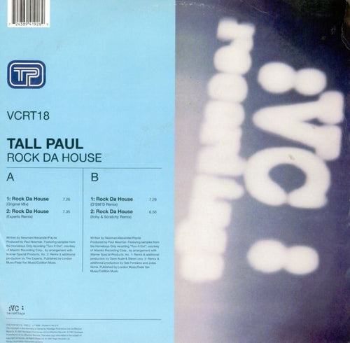 Tall Paul : Rock Da House (12