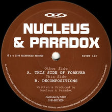 Load image into Gallery viewer, Nucleus &amp; Paradox : This Side Of Forever / Decompositions (12")
