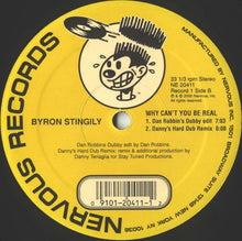 Load image into Gallery viewer, Byron Stingily : Why Can't You Be Real (2x12")
