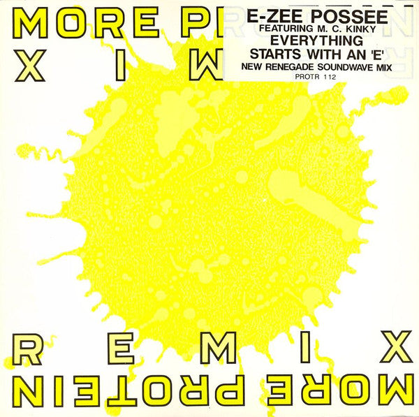 E-Zee Possee Featuring M. C. Kinky* : Everything Starts With An 'E' (New Renegade Soundwave Mix) (12