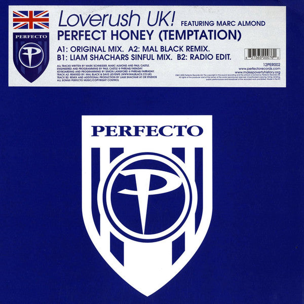 Loverush UK! Featuring Marc Almond : Perfect Honey (Temptation) (12