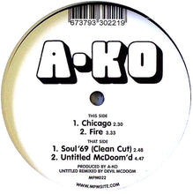 Load image into Gallery viewer, A-Ko : Chicago (12&quot;)
