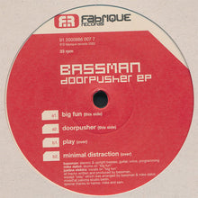 Load image into Gallery viewer, Bassman : Doorpusher EP (12")
