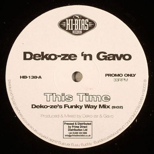Deko-Ze 'N Gavo : This Time  (12