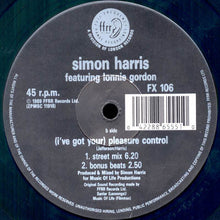 Load image into Gallery viewer, Simon Harris Featuring Lonnie Gordon : I&#39;ve Got Your Pleasure Control (12&quot;)

