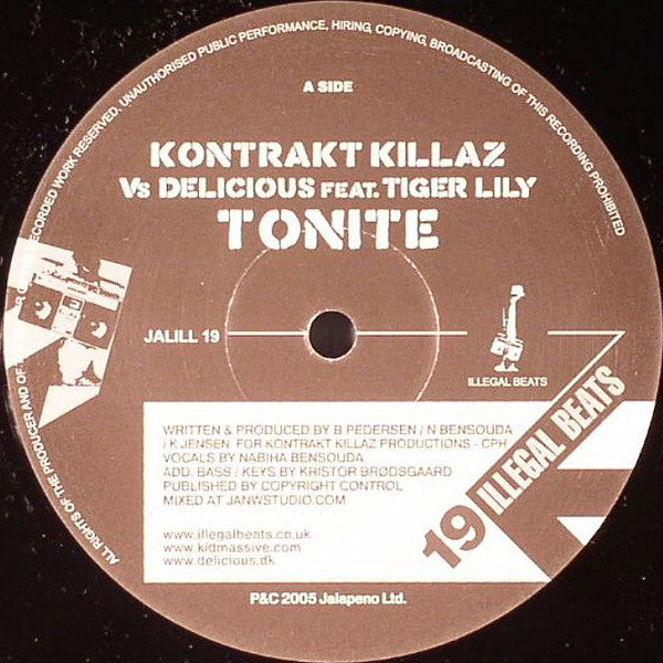 Kontrakt Killaz vs. Delicious (3) Feat. Tiger Lily / Kontrakt Killaz Feat. Morten Luco : Tonite / Feel It (12