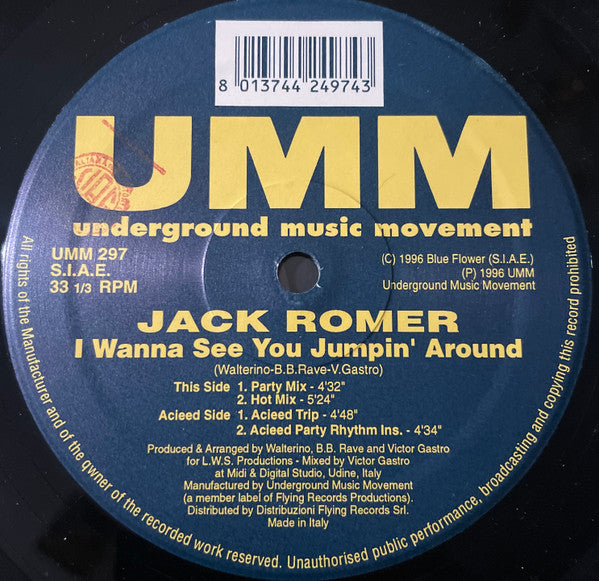 Jack Romer : I Wanna See You Jumpin' Around (12