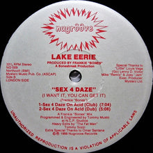 Load image into Gallery viewer, Lake Eerie : Sex 4 Daze (I Want It, You Can Get It) (12")
