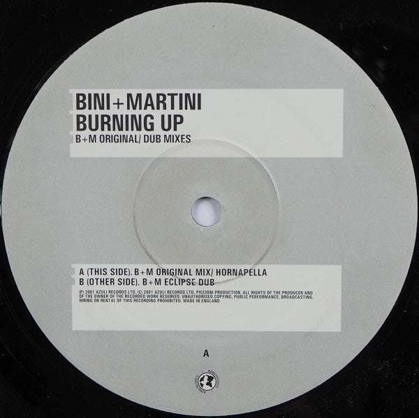 Bini & Martini : Burning Up (12