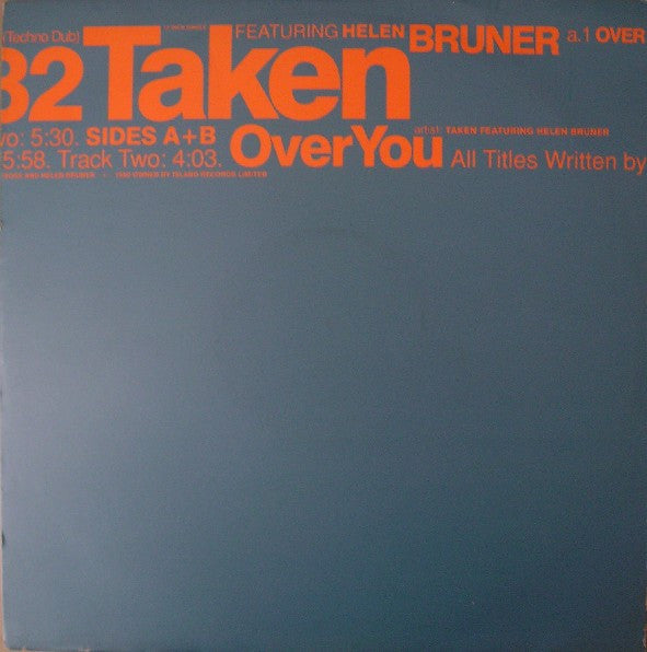 Taken Featuring Helen Bruner : Over You (12