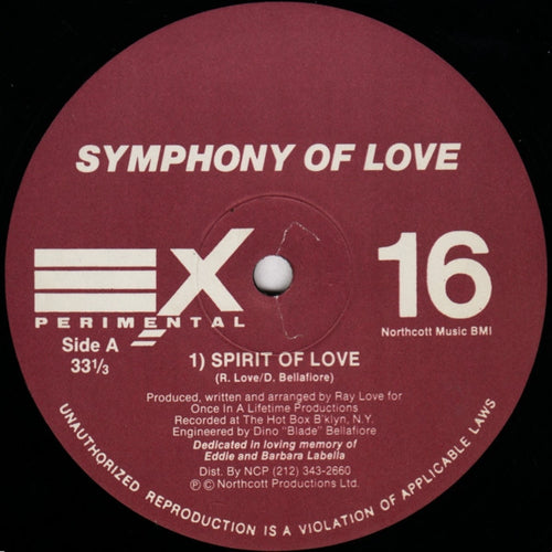 Symphony Of Love : Spirit Of Love (12
