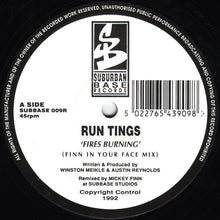 Load image into Gallery viewer, Run Tings : Fires Burning / Tribe Vibes (Remixes) (12&quot;)
