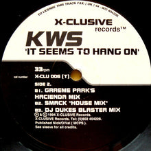 Load image into Gallery viewer, KWS* : It Seems To Hang On (12&quot;, Single)
