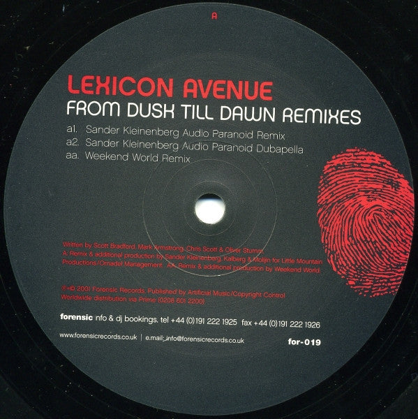 Lexicon Avenue : From Dusk Till Dawn (Remixes) (12