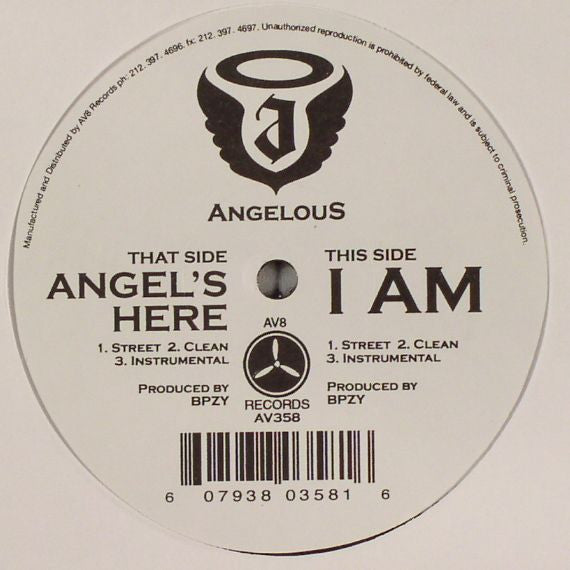 Angelous : Angels's Here / I Am (12