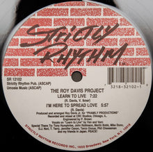 Load image into Gallery viewer, The Roy Davis Project* : Learn To Live (12")
