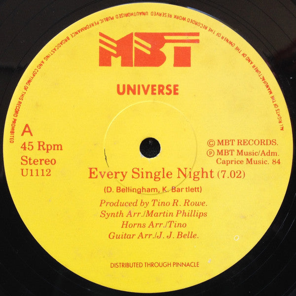 Universe (6) : Every Single Night (12