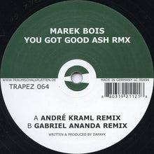 Load image into Gallery viewer, Marek Bois : You Got Good Ash (Rmx) (12")
