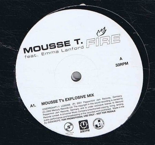 Mousse T. Feat. Emma Lanford : Fire (2x12