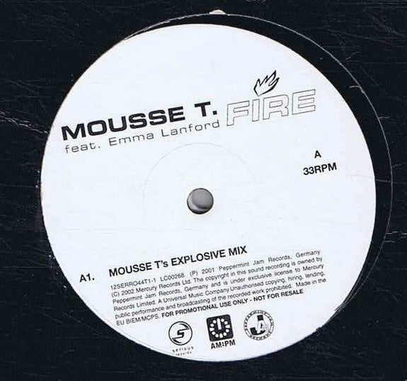 Mousse T. Feat. Emma Lanford : Fire (2x12