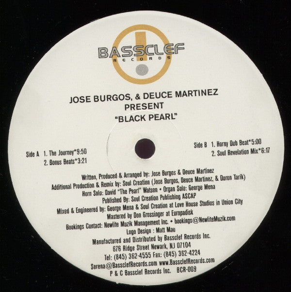 Jose Burgos & Deuce Martinez* : Black Pearl (12