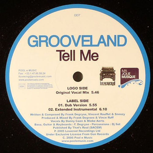 Grooveland : Tell Me (12