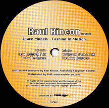 Load image into Gallery viewer, Raul Rincon Presents Space Models : Fashion In Motion (12&quot;)
