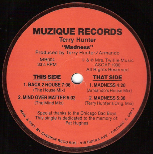 Terry Hunter : Madness (12