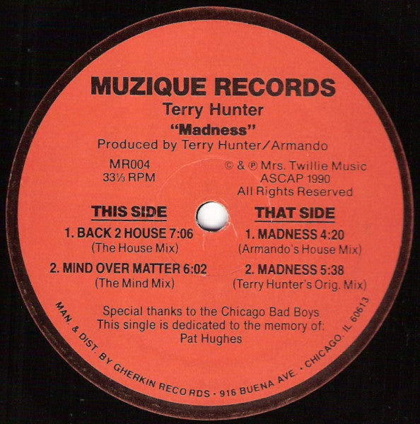 Terry Hunter : Madness (12