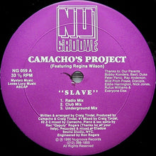 Load image into Gallery viewer, Camacho's Project Featuring Regina Wilson : Slave (12")
