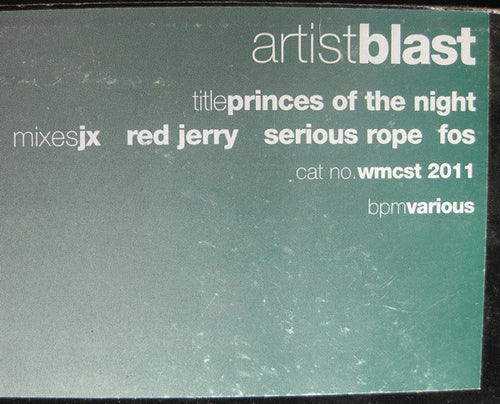 Blast Featuring V.D.C. : Princes Of The Night (12