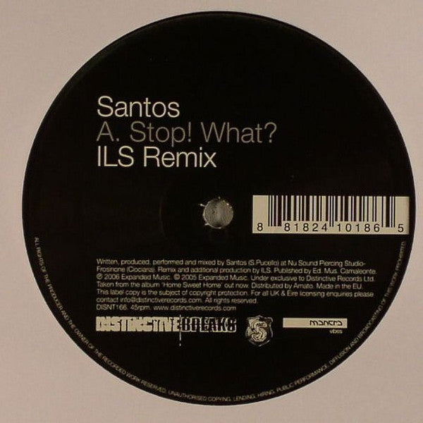 Santos : Stop! What? / I've Made Progress (12
