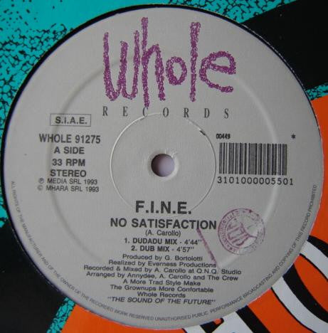 F.I.N.E. (2) : No Satisfaction (12