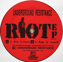 Load image into Gallery viewer, Underground Resistance : Riot EP (12", EP)
