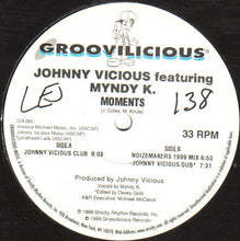 Load image into Gallery viewer, Johnny Vicious : Moments (12&quot;)
