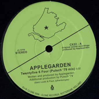 Applegarden : Twentyfive 6 Four (Putsch '79 Remix) (12