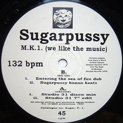 Sugarpussy : M.K. 1 (We Like The Music) (12
